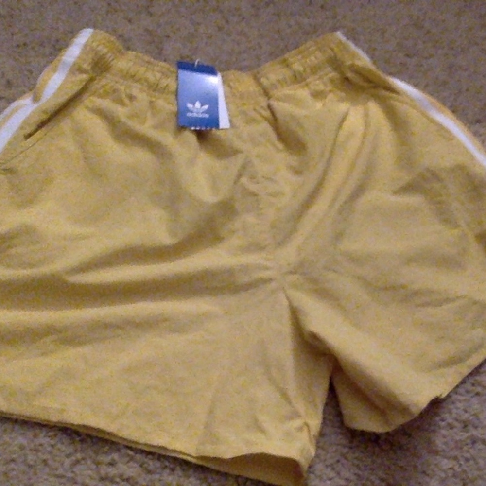 Adidas Yellow Shorts
